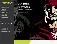 Tablet Screenshot of anderson-adv.com